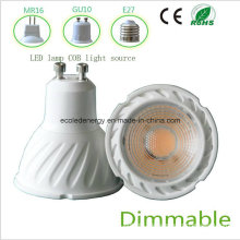 High Qiality Dimmable 5W GU10 COB LED Licht